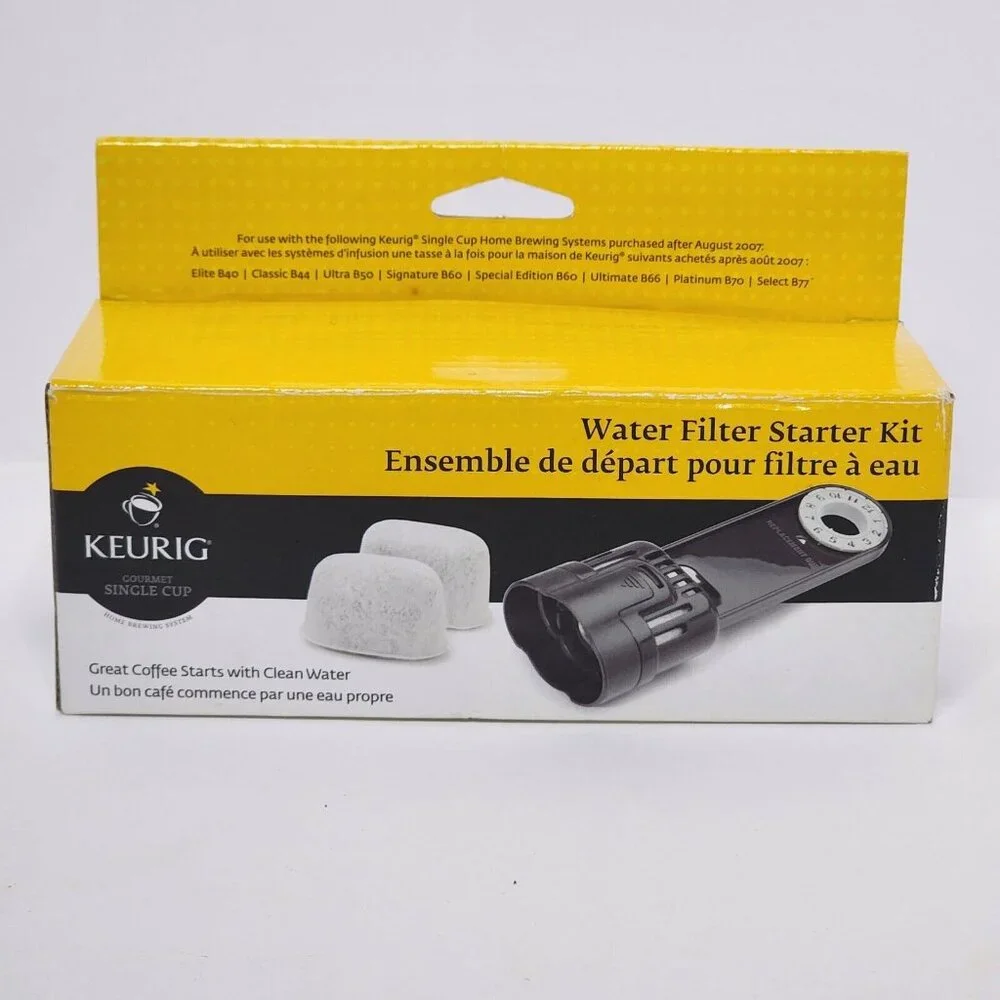 Keurig Water Filter Starter Kit 5072 for B40 B44 B50 B60 B66 B70 B77 NEW